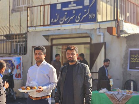 برگزاری ایستگاه صلواتی به همت دادگستری شهرستان لنده