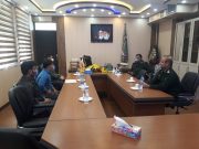 دیدار جمعی از جوانان شهرستان لنده با فرمانده تیپ همیشه سرافراز ۴۸ فتح/تصاویر