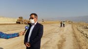 بازدید میدانی فرماندار لنده از ایستگاه درحال ساخت برق شهرستان+تصاویر