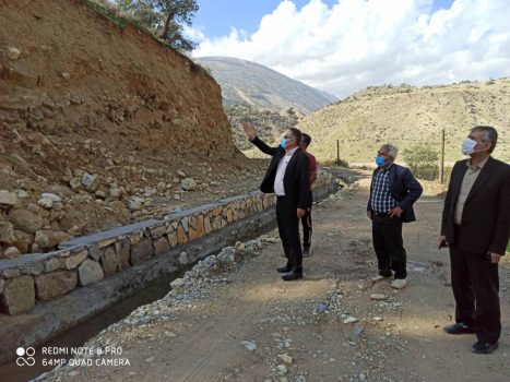 بازدید فرماندار لنده از طرح گردشگری موگرمون