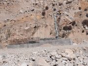 بازدید فرماندار لنده از پل وحدت آباد معروف به پل (دره وحشت)