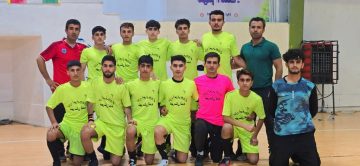قهرمانی  تیم    متوسطه  دوم  پسران   لنده   در مسابقات فوتسال  دانش آموزی  استان   کهگیلویه وبویراحمد در قالب  طرح   صد در  صد